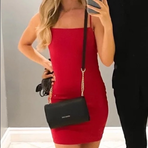 Red Bodycon Mini Dress - Picture 5 of 5